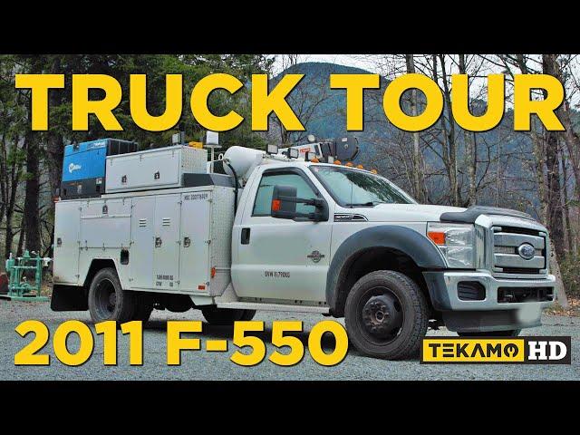 A Sneak Peek Into A Heavy Duty Mechanic's Truck! 2011 Ford F-550