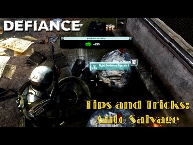 Defiance | AUTO SALVAGE - Defiance Hints and tips for all (60 FPS)