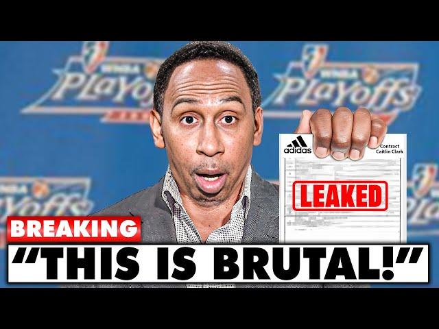 Stephen A. Smith Just LEAKED BIZARRE Contract Details About Caitlin Clark’s Adidas Contract!