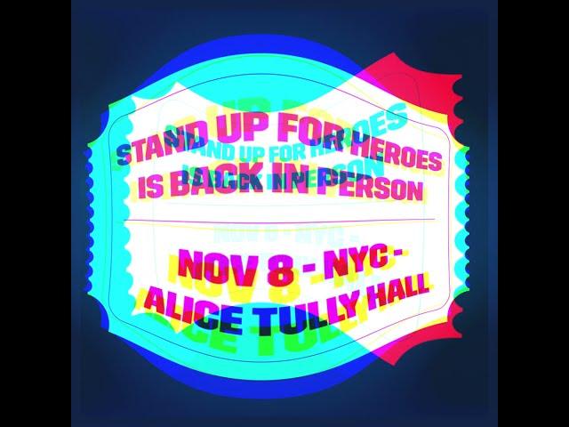 Stand Up for Heroes returns to NYC, November 8!