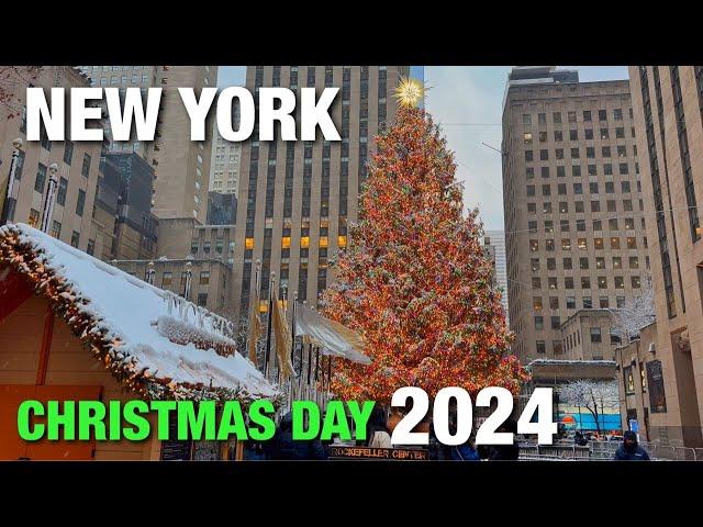 New York City LIVE Manhattan Christmas Day 2024 (December 25, 2024)