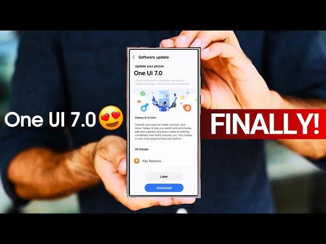 Samsung One UI 7.0 Android 15 -  NEW UPDATE!