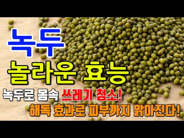 녹두의 놀라운 효능 8가지 & 부작용 / 해독의 힘! 해독 효과로 몸을 정화하는 녹두의 놀라운 이점