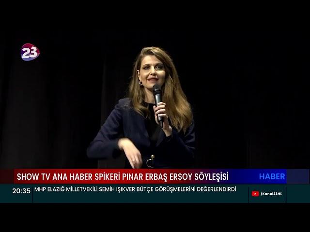 SHOW TV ANA HABER SPİKERİ PINAR ERBAŞ ERSOY SÖYLEŞİSİ