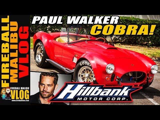 PAUL WALKER COBRA AT HILLBANK MOTORSPORTS - FIREBALL MALIBU VLOG 880