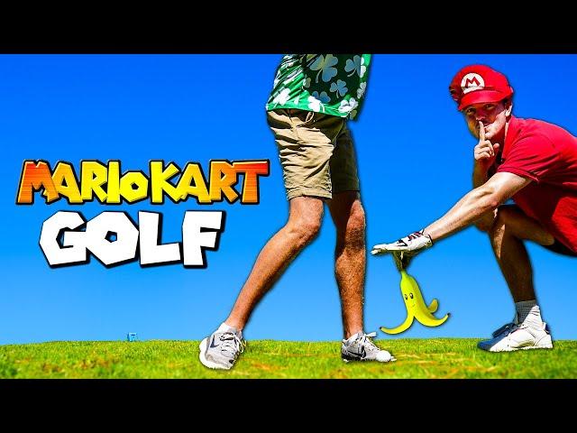 MARIOKART on a GOLF COURSE