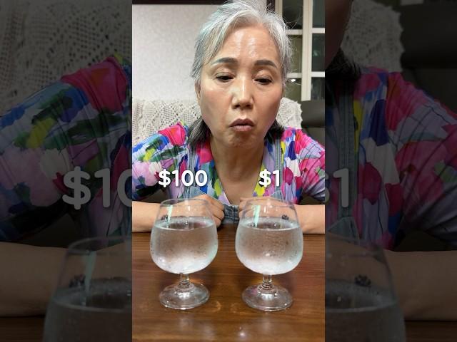 어떤 게 10만원짜리 물인지 맞춰 봤더니… #정선호 #shorts #water