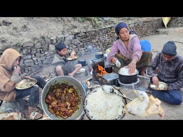 Nepali Village Food || Western Rural Nepal||