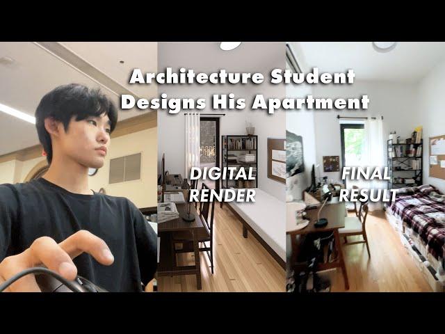 how an architecture student designs and decorates his new NYC apartment [vlog]