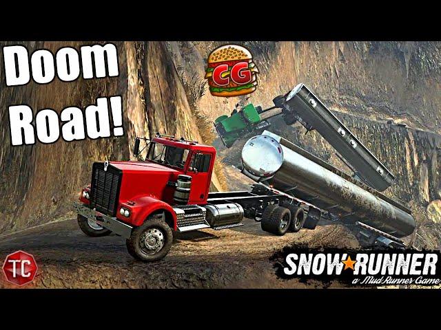 SnowRunner: Fuel Tankers vs DANGEROUS ROAD!! Can We MAKE IT? TC & Camodo