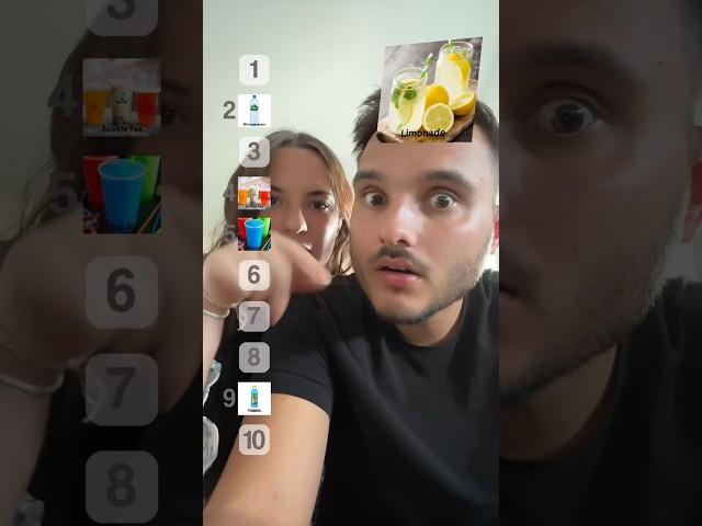 Wir ranken die besten Softdrinks/Getränke von 1-10 mit einem TikTok Filter 