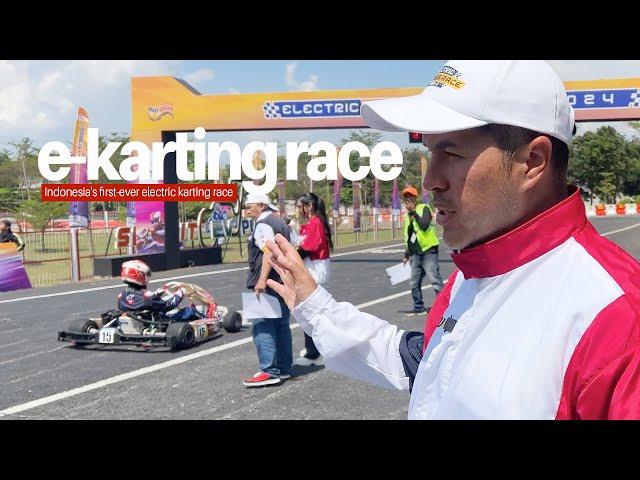 Pertama di Indonesia E-Karting Race