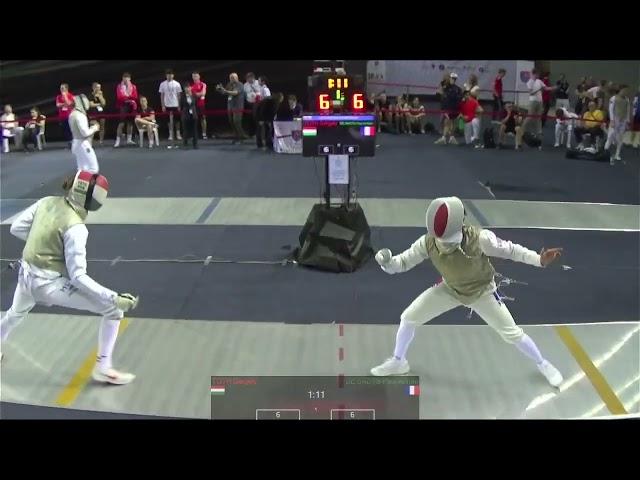 European Championships 2024 U23MF - L32 - Gergely Toth HUN v Paul Antoine De Badts FRA