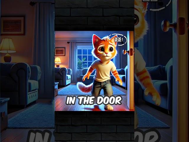 The Mysterious Card: Meow's Quest for Revenge" #shorts #catlover