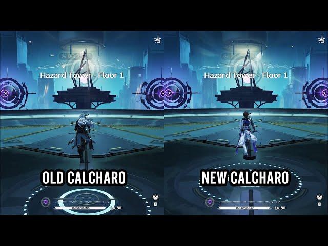 S0R1 Calcharo vs S0R1 Xiangli Yao - Scar ToA Hazard Zone F1 | Wuthering Waves