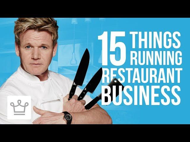 15 Things About Running A Restaurant Business