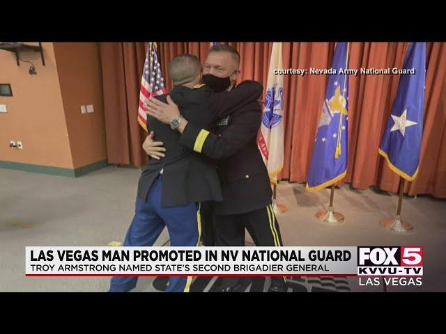 Las Vegas man promoted in Nevada Army National Guard