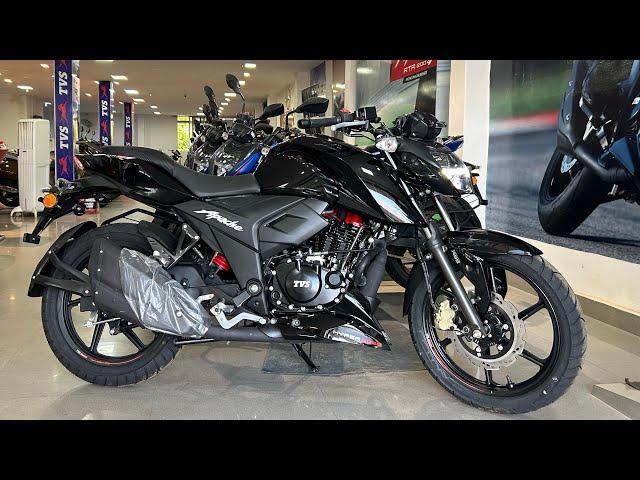 Tvs Apache RTR 160 4v Full Black Edition New Model 2024 Detailed Review || New Changes Price..