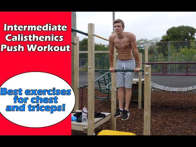 Calisthenics Intermediate Push Workout (CHEST WORKOUT) | Tim S Fitness