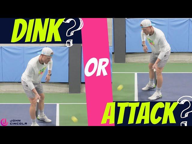 Dink or Attack? This One Tip Will Greatly Improve your Pickleball Attack Game (Pause Your Game Pt 3)