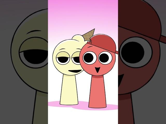 Sprunki  oc sal meets creamy #animation #cartoon #funny #sprunki #incredibox