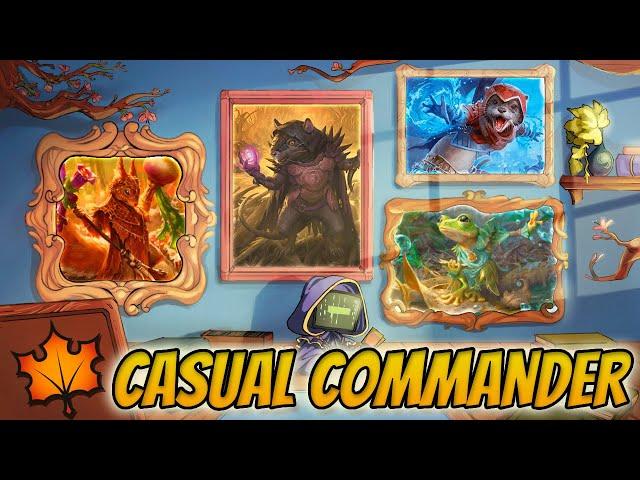 Bloomburrow Battle: Vren  Hazel  Helga  Bria | Casual Commander Showdown