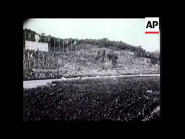 Il Duce at Fascist Anniversary.