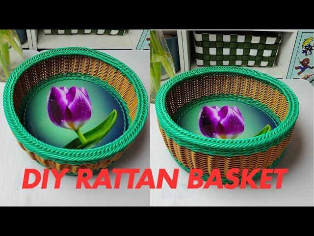 How to weave basket with rattan #diy #craft #handmade