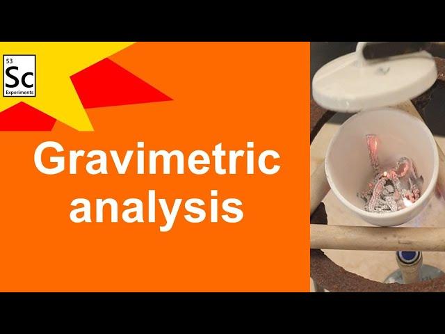 Gravimetric analysis with MgO and CaCl2 | CHEMISTRY EXPERIMENTS |