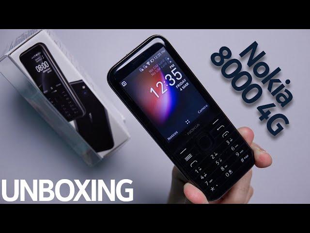 Nokia 8000 4G | Unboxing & Features Explored!