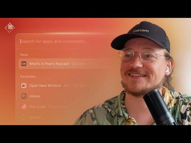 Cal.com Co-founder shows his Raycast setup