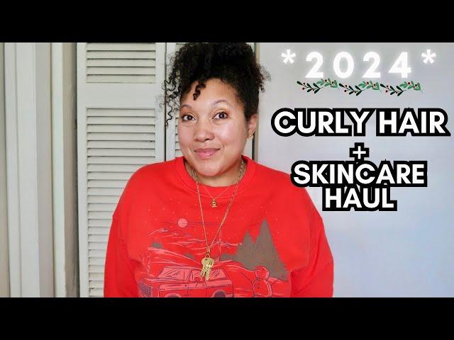 CURLY HAIR + SKINCARE HAUL | SOOO MANY NEW PRODUCTS!! *2024*