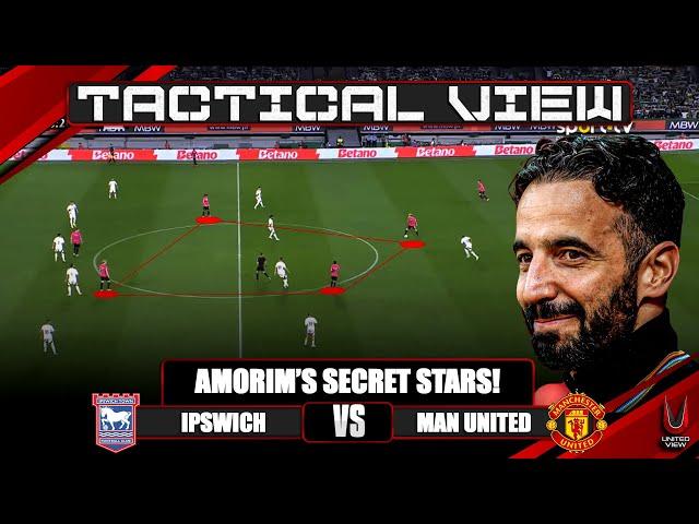 Amorim Tactical Breakdown!| Ipswich vs Man United | Tactical View ft Cam & Charlie