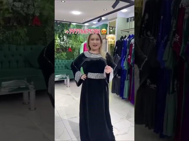 Дубайские бархт чиёрный наличие есть размер 50 52 54 #abaya #kaftann #hijab #kaftan #dress