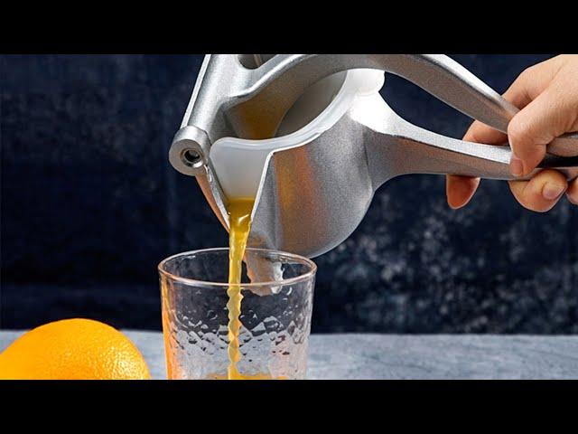 How to use Hand Press Fruit Juicer 2020