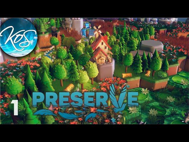 Preserve - MINIMALIST HABITAT/NATURE BUILDER - Puzzle, First Look, Let's Play