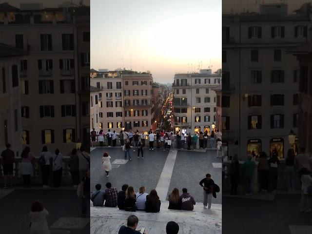 Spanish Steps 360 View Rome Italy