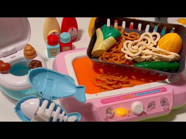 [toy asmr] Frying food Potty Training! Toy Cooking ASMR