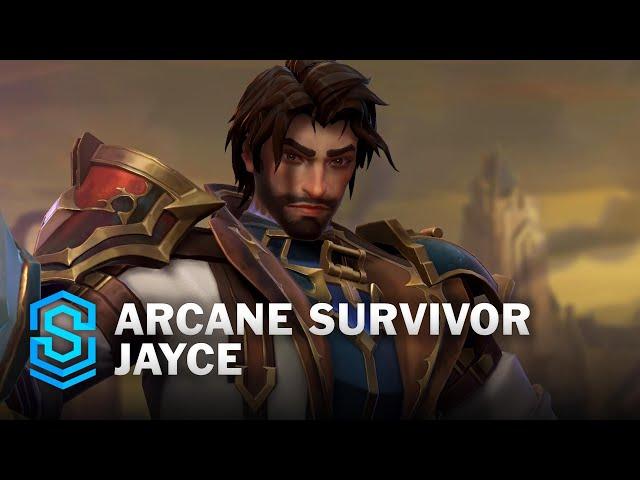 Arcane Survivor Jayce Wild Rift Skin Spotlight