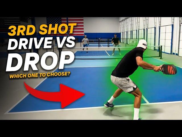 3rd Shot Drop vs. Drive: Which to use and WHEN?