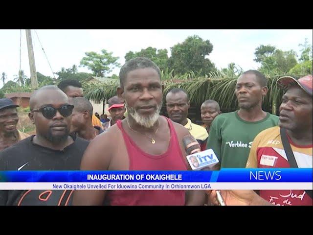 New Okaighele Unveiled For Iduowina Community In Orhionmwon LGA