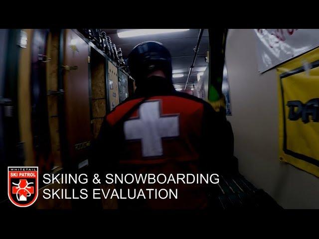 Ski and Snowboard Evaluation Skills Demonstration: Whitetail Ski Patrol