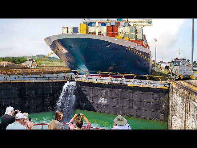 US Genius Idea to Move World Largest Ships Across the Panama Canal