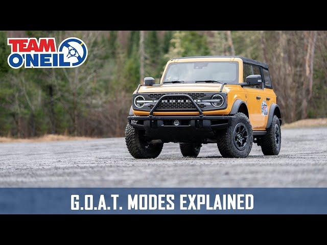 Ford Bronco G.O.A.T. Modes Explained