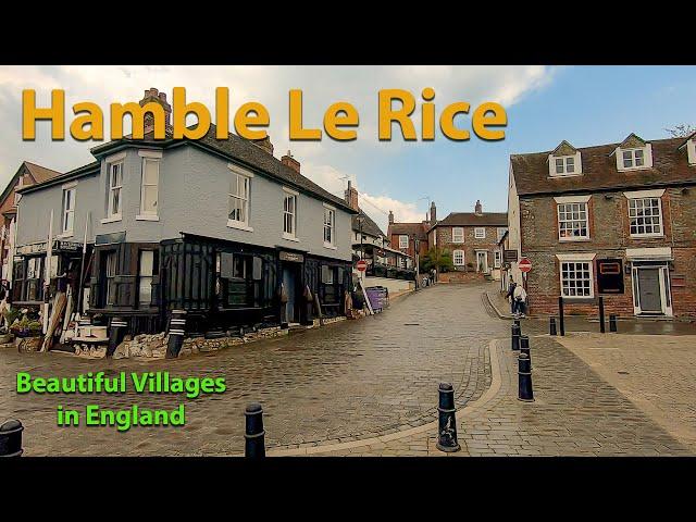 Hamble Le Rice - Pretty Yachting Village in Hampshire England