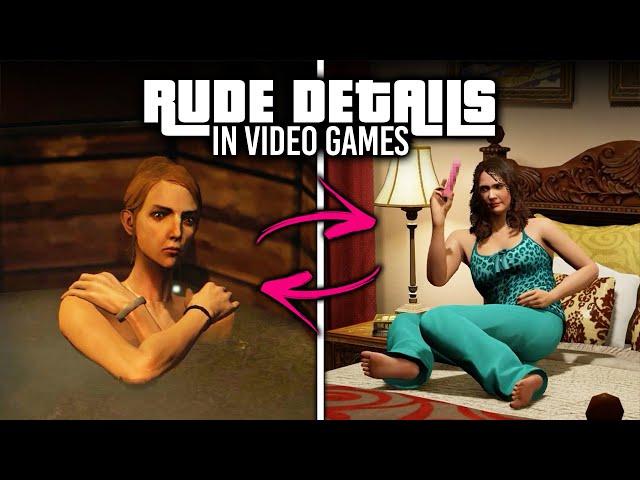 The Rudest Details in Video Games