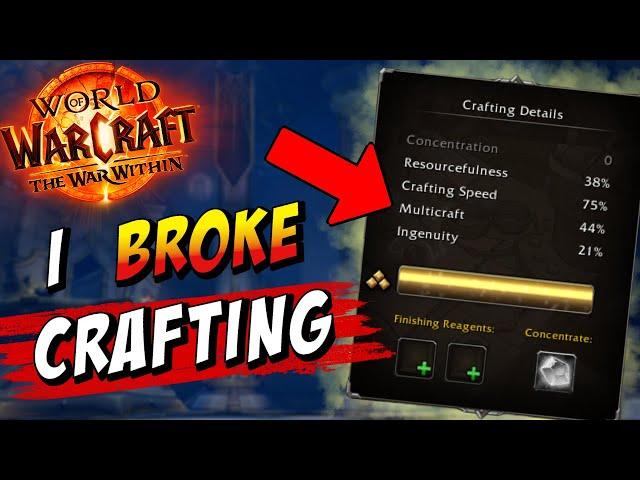 I made MILLIONS of GOLD in War Within from "Broken" Crafting Stats