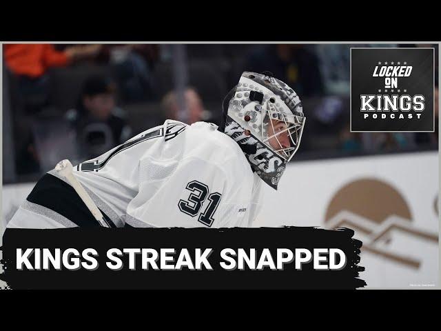 Kings winning streak ends in New Jersey