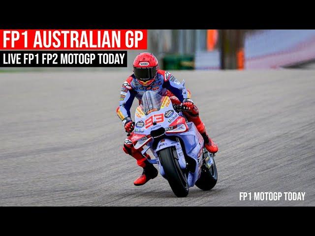 Live FP1 Australian GP Today  | FP1 FP2 MotoGP Today #australiangp