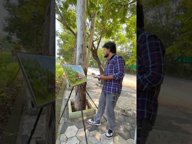 Outdoor waters color painting #lavinagar #painting #watercolorpainting #oilpainting #indore